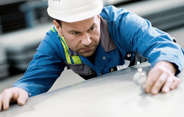 Jährlich werden in Linz 2 Mio. Tonnen Stahl verarbeitet.