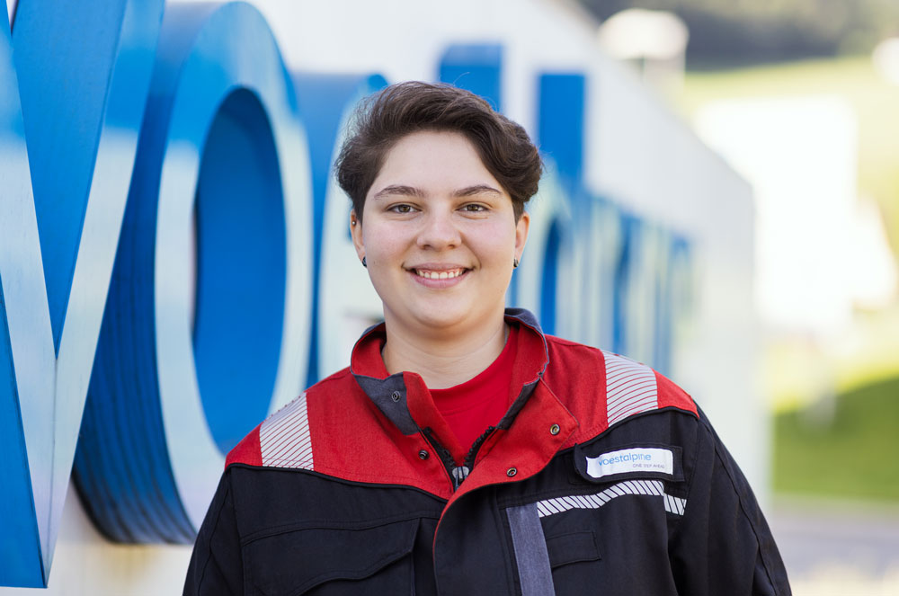 Celine Kobald, voestalpine Stahl Donawitz, 3. Lehrjahr.