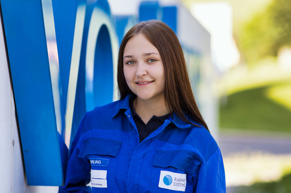 Leonie Huber, voestalpinbe Turnout Technology Zeltweg GmbH, 2. Lehrjahr.