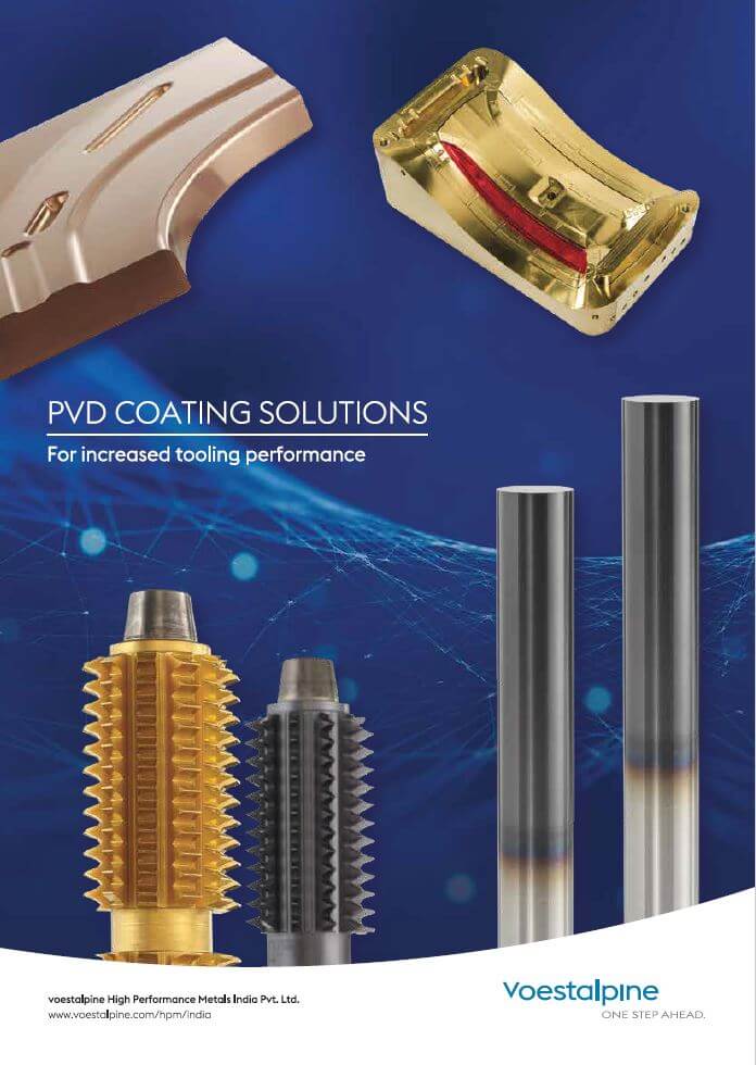 PVD coating general catalogue cover page