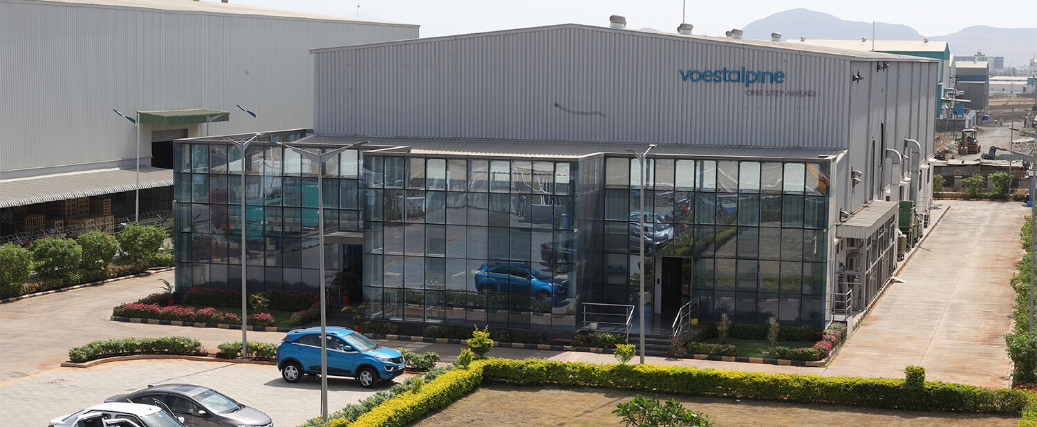 Plant view of the voestalpine HPM India PVD coating plant in Pune