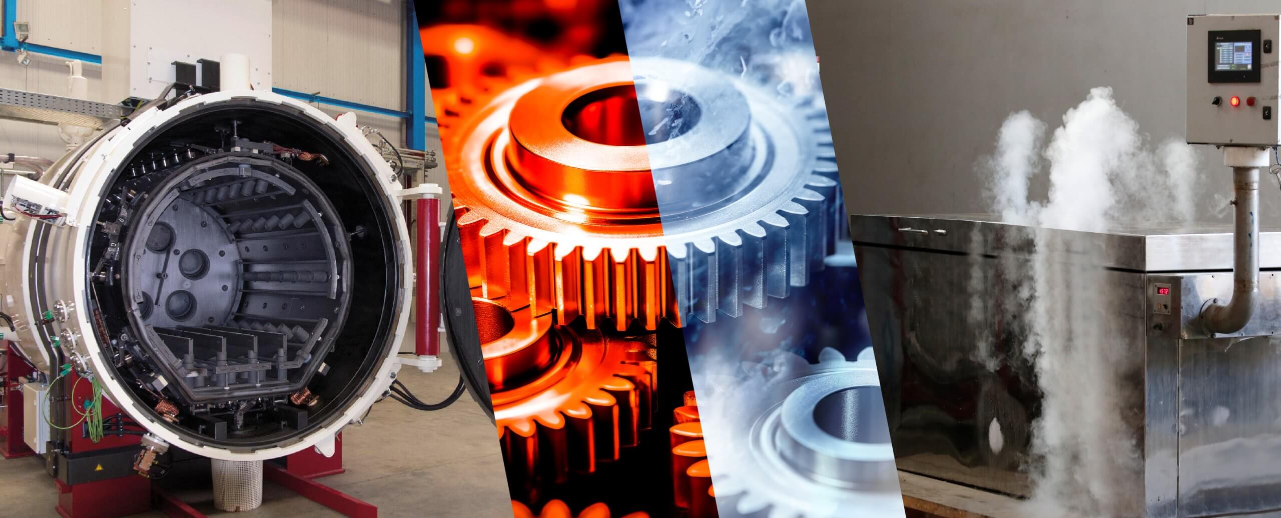 A image showing gears which can be heat treated or Cryogenic treated