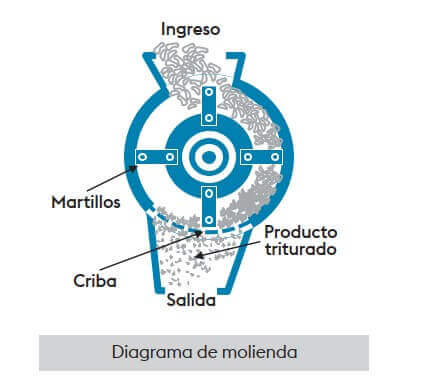 martillos de molienda