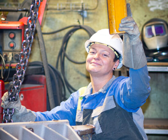 voestalpine Ausbilderin Carina Zenz