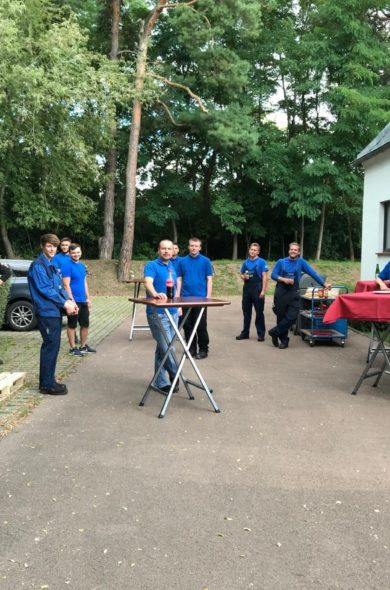 Begrüssungsgrillen mit Coronaabstand