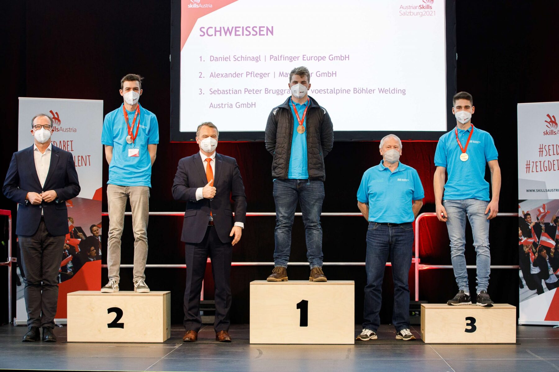 AustrianSkills: Podestplatz für Schweißtechniker aus Kapfenberg