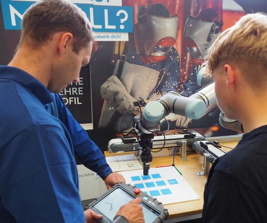 Kollaborierender Roboter im Ausbildungszentrum Krems