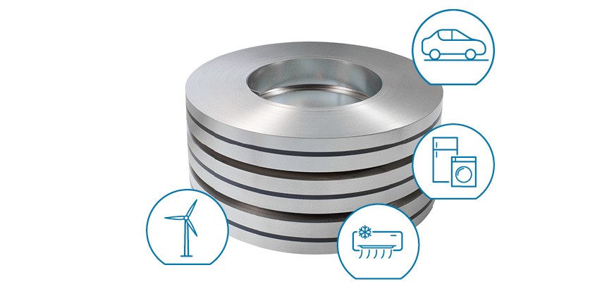 Mit modernen Längsteilanlagen fertigen wir Spaltbänder mit hoher Festigkeit.