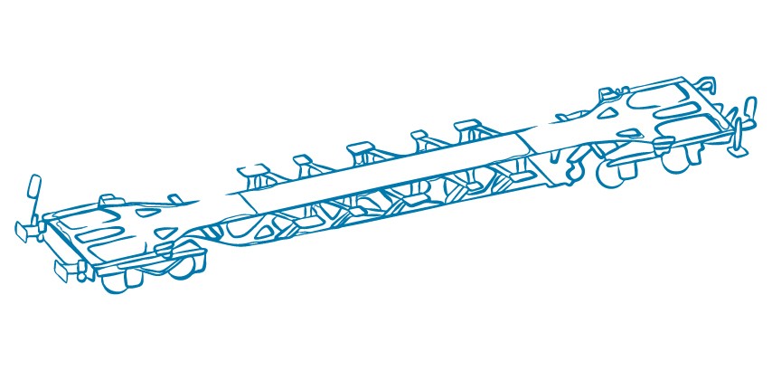 TransANT freight railcars are manufactured using CO2-reduced alform® steels in the greentec steel Edition and set a precedent for greater sustainability in freight railcar design.
