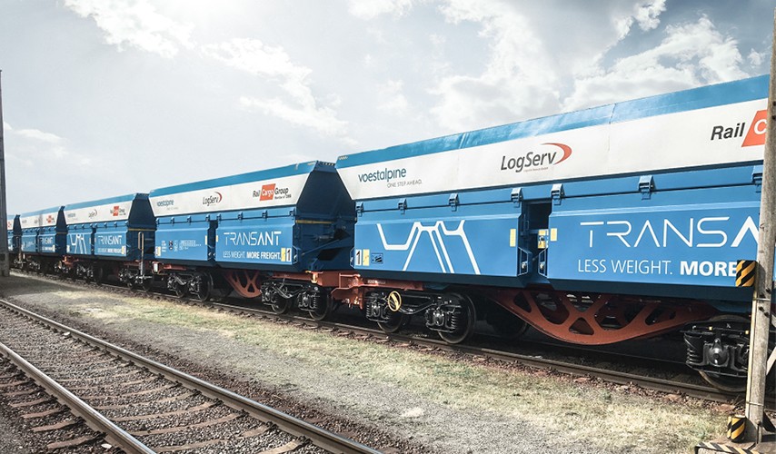 TransANT freight railcars with high-strength alform® steels are already in use in the ore transports of voestalpine.