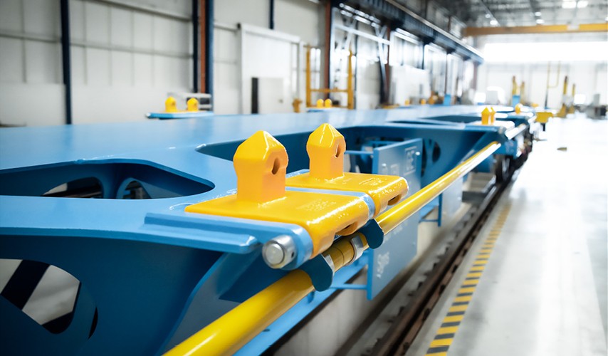 The future of additional TransANT freight railcars lies in the lightweight design that is made possible by high-strength alform® steels.