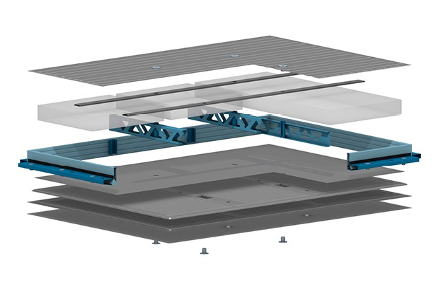 voestalpine bietet Stähle und Kompetenz für Batteriekästen im Stahl-Aluminium-Hybrid-Design.