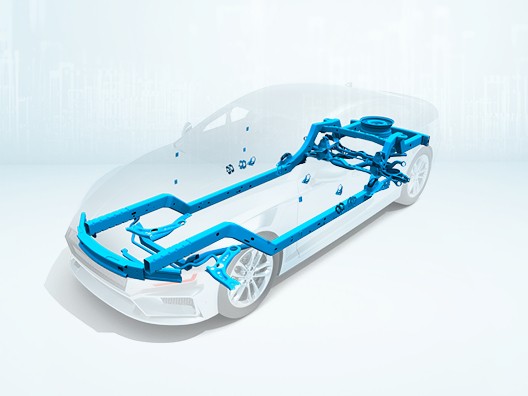 hot-rolled-drive Fahrzeugbauteile für automobilen Leichtbau