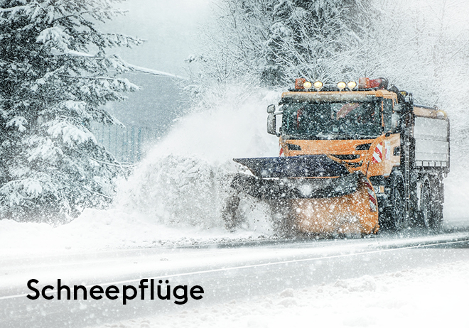 Mit durostat® Stählen ermöglichen Schneepflüge eine zuverlässige Schneeräumung auf allen Straßen.