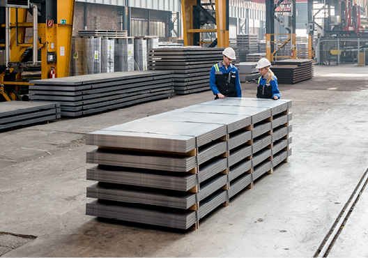 voestalpine liefert Tafelblech in hoch- und verschleißfester Qualität.